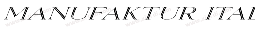 Manufaktur Italic Ex字体转换